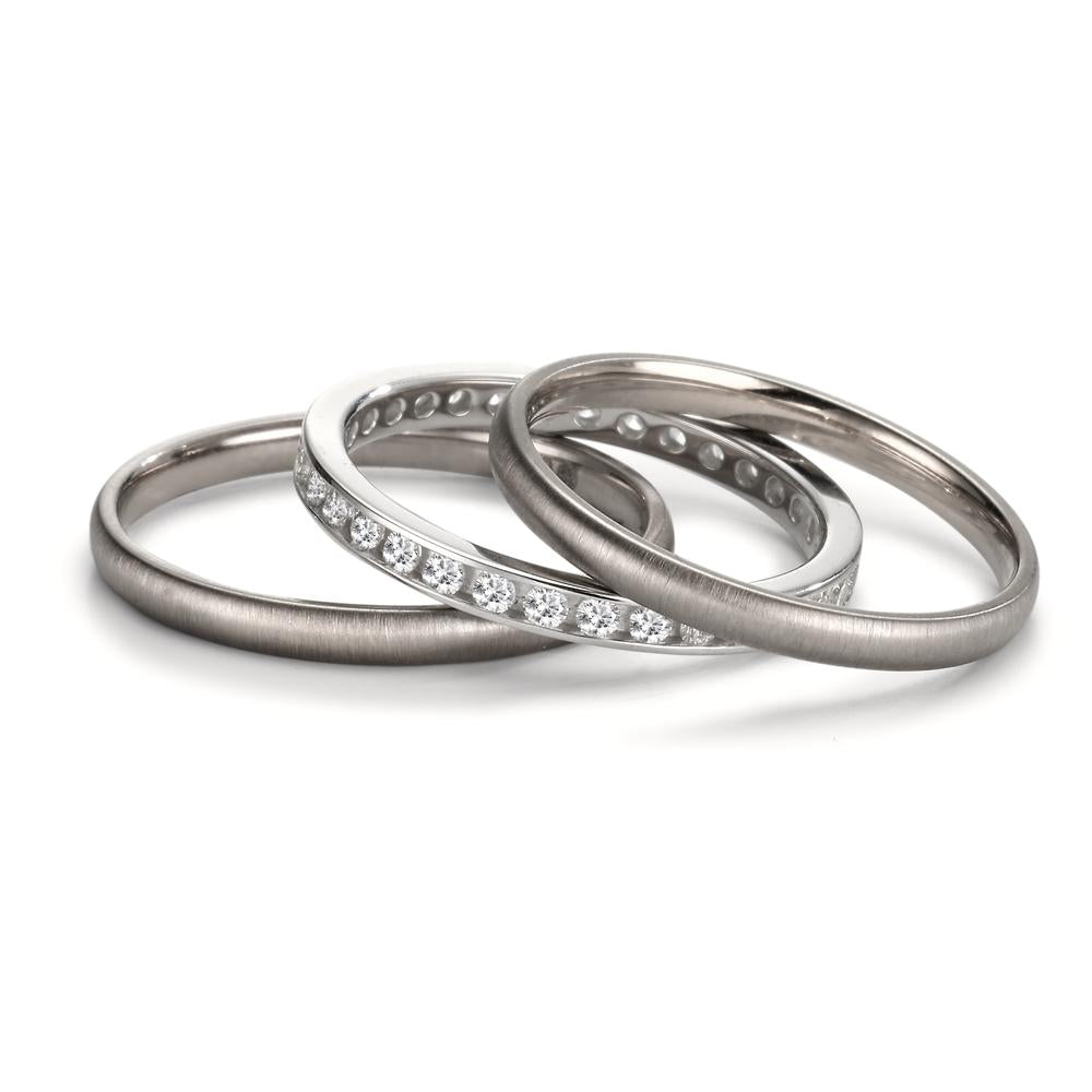 Ringset 3-teilig mit Diamant