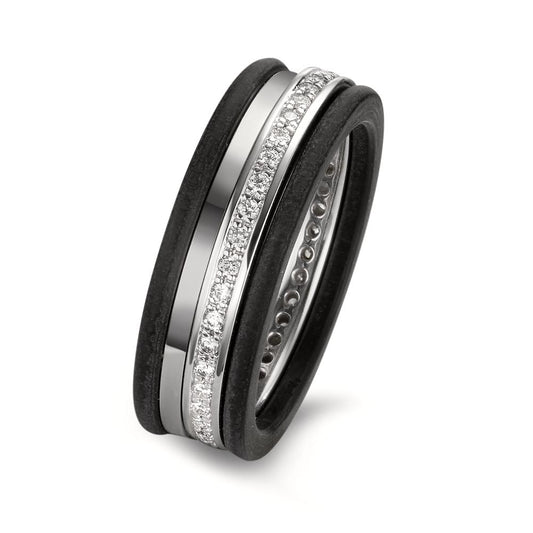 Ringset 4-teilig mit Diamant