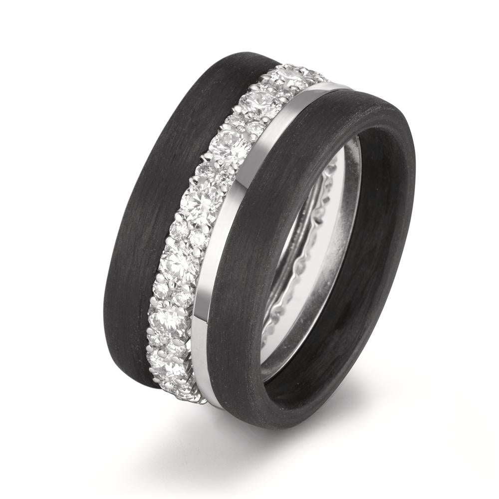 Ringset 4-teilig mit Diamant