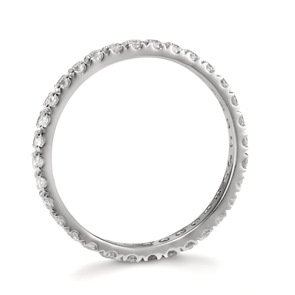 Memory Ring Silber Zirkonia rhodiniert