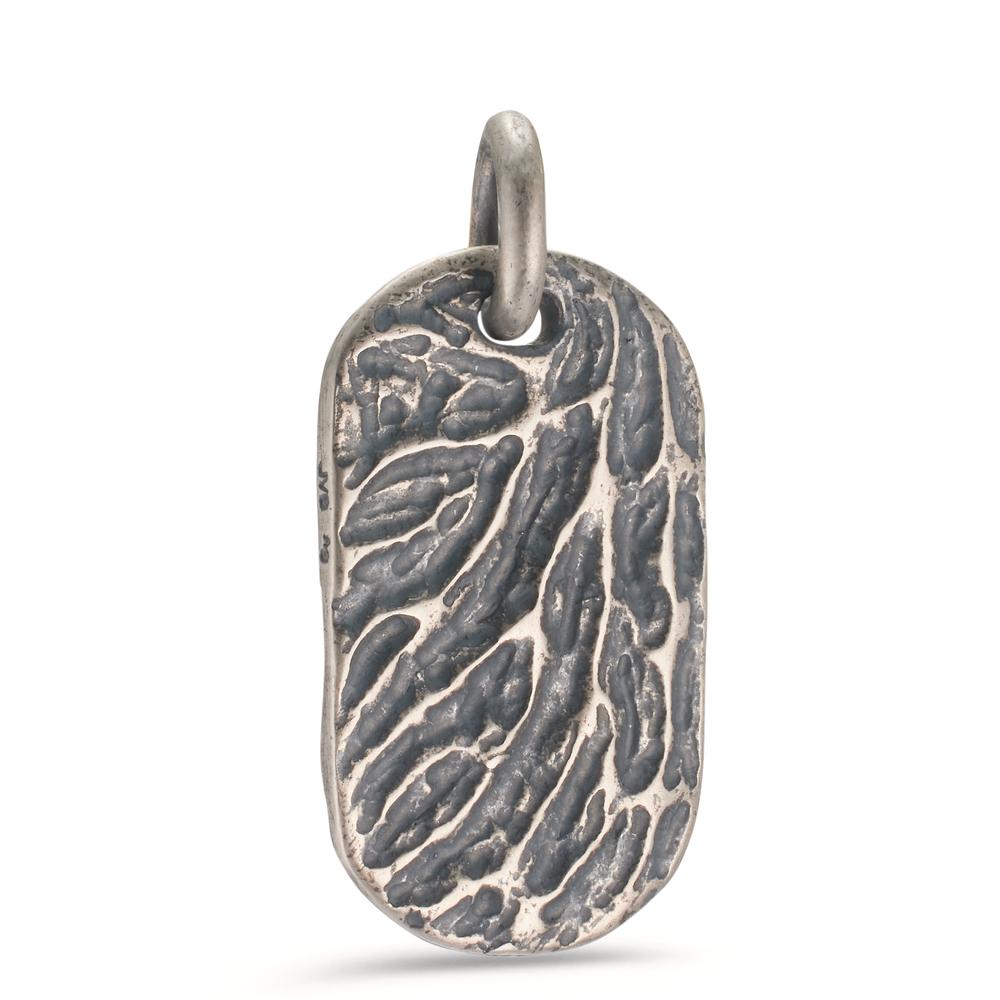 Pendentif Argent Patinée