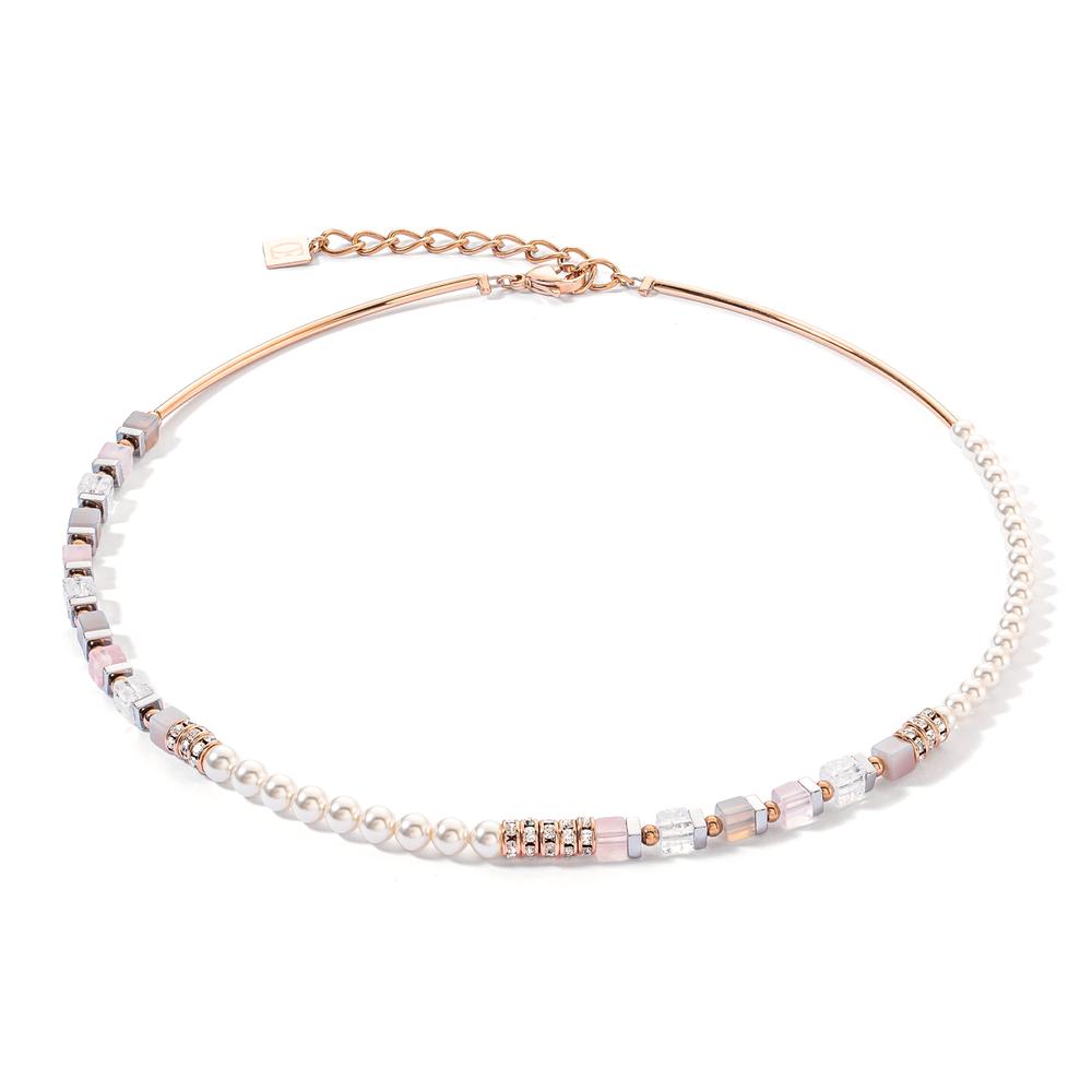 Collier Acier inoxydable rosé PVD 42-48 cm