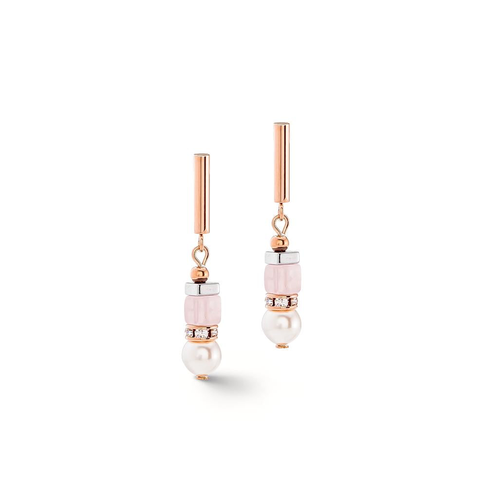 Pendant d'oreilles Acier inoxydable rosé PVD