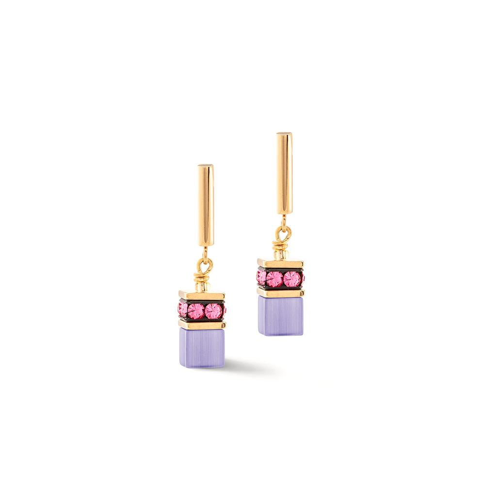 Pendant d'oreilles Acier inoxydable jaune PVD