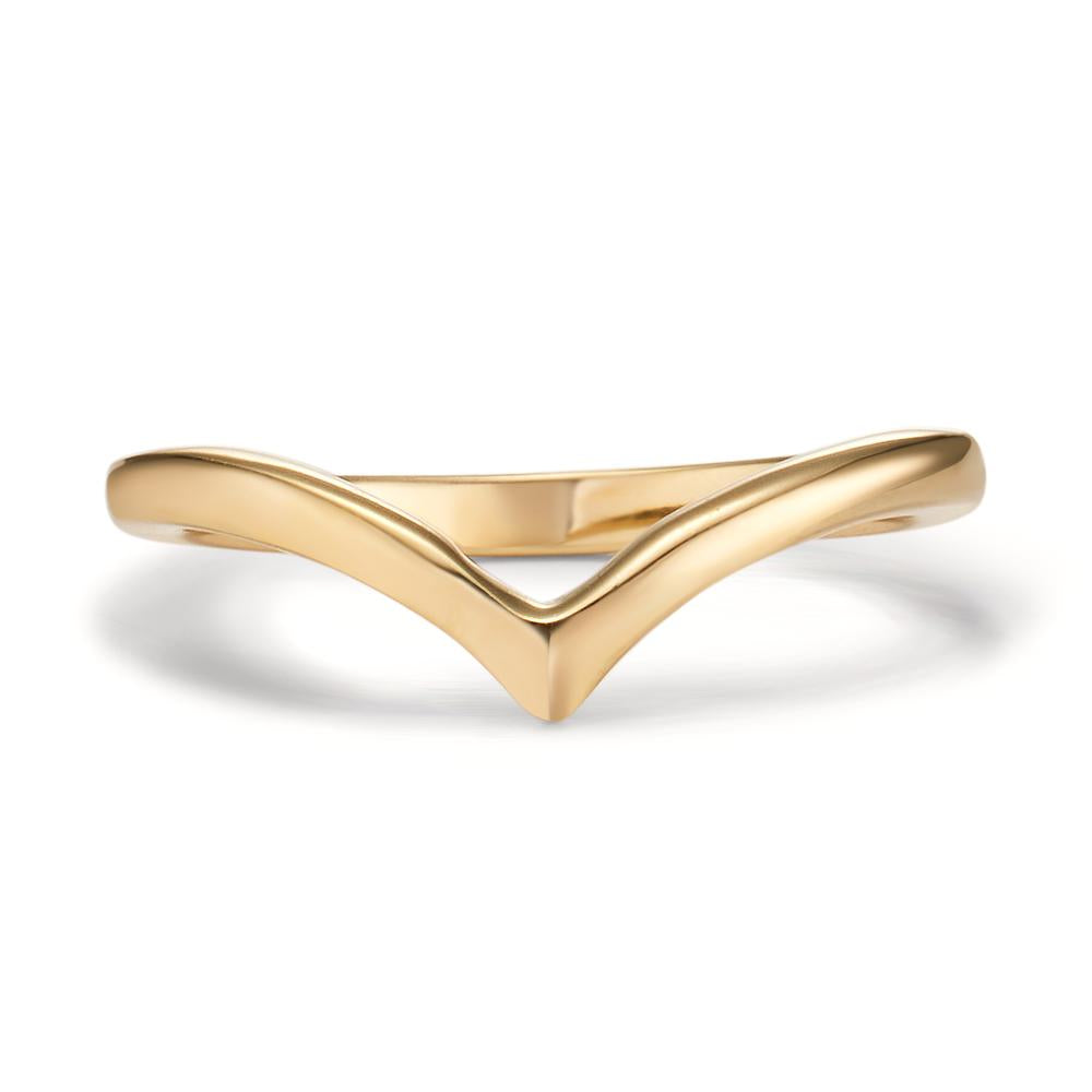 Fingerring Bronze vergoldet