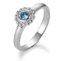 Fingerring Silber Kristall hellblau-531291