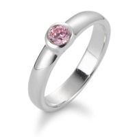 Fingerring Silber Zirkonia rosa-531296
