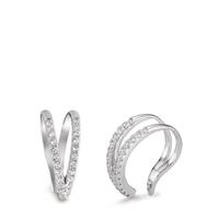 Ear cuff Argent Zircone Rhodié-593820