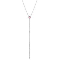 Collier Argent Zircone Rhodié 40-45 cm-603353