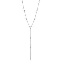 Collier Argent Zircone Rhodié 40-45 cm-603365