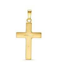 Pendentif Or jaune 9K Croix-607836