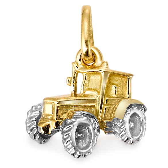 Pendentif Or jaune 18K Tracteur-183412