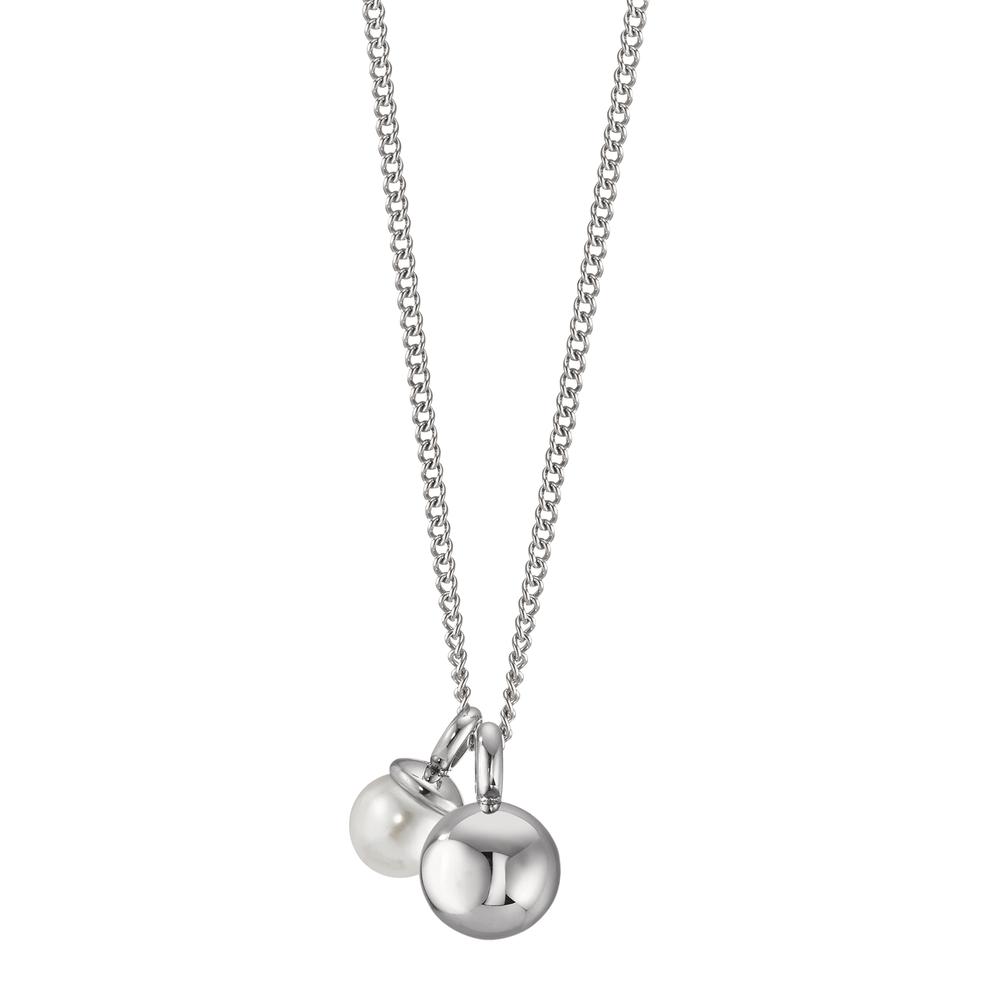 Collier Acier inoxydable perle de culture 45 cm Ø8 mm-596325