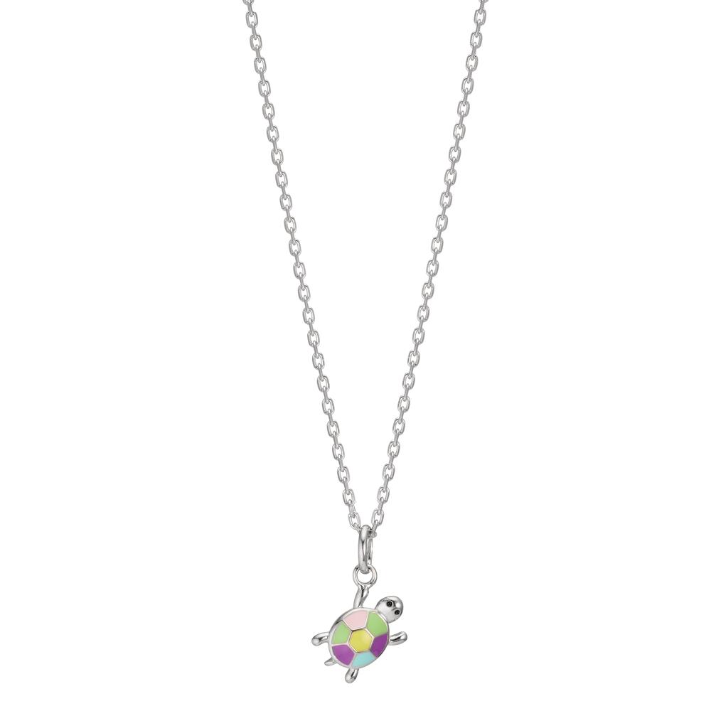 Chaînette avec pendentif Argent Rhodié Tortue 36-38 cm-607337